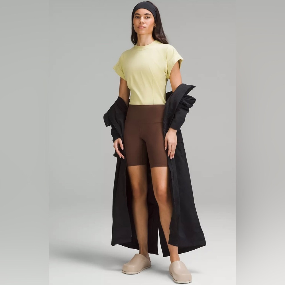 LULULEMON HEAVYWEIGHT COTTON T-SHIRT BODY SUIT